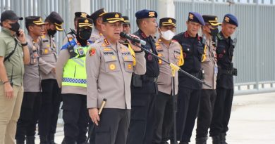 Pastikan Closing Ceremony PON XXI  Aceh-Sumut berjalan Aman, Polresta Deli Serdang Apel Persiapan Pengamanan