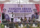 Cooling System Pilkada 2024 Polres Langkat Gelar Tabligh Akbar Wujudkan Pilkada Aman dan Damai