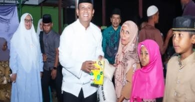 Pemkab Dairi Berbagi Bersama Fakir Miskin dan Anak Yatim di Desa Sumbul