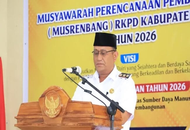 Wakil Bupati Dairi Buka Musrenbang RKPD 2026: Arahkan Fokus ke Enam Isu Strategis