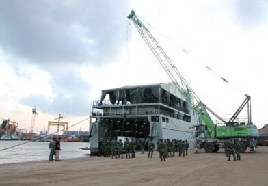 Dari Pelabuhan Belawan, Bantuan Logistik TNI AD Menuju Wilayah Terdampak