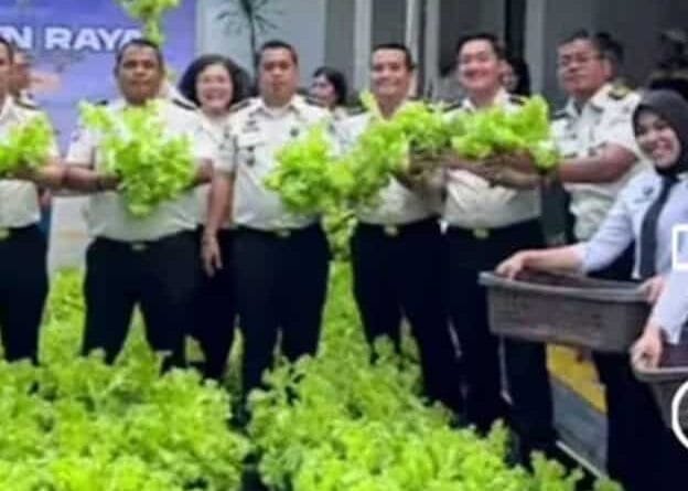 Rutan Kelas 1 Medan, Panen Raya Ketahanan Pangan