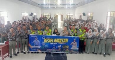 Dalam Rangka Ops Keselamatan Toba 2026, Sat Lantas Polresta Deli Serdang Beri Penyuluhan Kepada Pelajar