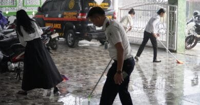 Rutan Kelas I Medan Gelar Gotong Royong Bersihkan Masjid Sambut Ramadhan
