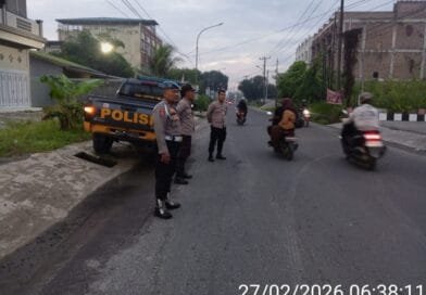 Ciptakan Rasa Aman, Polresta Deli Serdang Laksanakan Patroli Sapa Subuh
