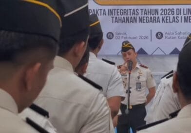 Rutan Kelas I Medan Canangkan Zona Integritas Menuju Wilayah Bebas Korupsi Tahun 2026