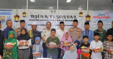 Kantor Imigrasi Kelas II TPI Belawan Santuni 100 Anak Yatim Kantor Imigrasi Kelas II TPI Belawan Santuni 100 Anak Yatim