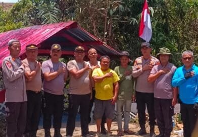 Dukung Akses Warga, Polresta Deli Serdang Laksanakan Renovasi Jembatan Presisi Merah Putih Kuala Sabah