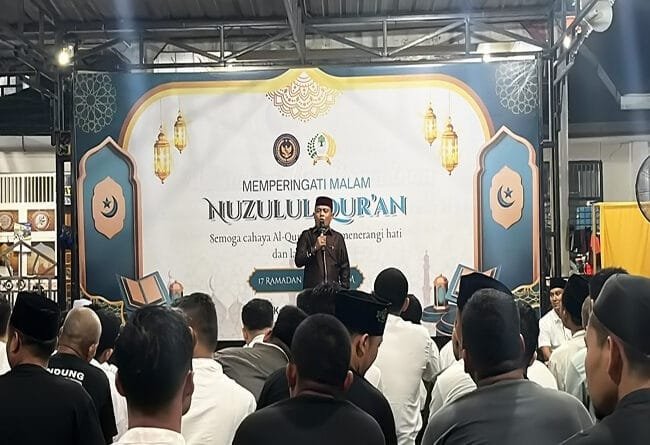 Peringatan Nuzulul Qur’an di Lapas Bagansiapiapi, WBP Diajak Perkuat Keimanan di Bulan Ramadhan