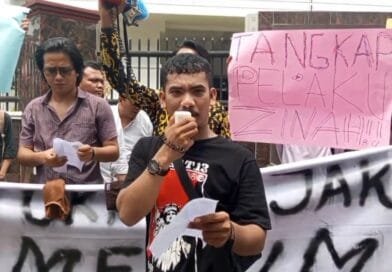 Aksi di Kejati Sumut, Massa Desak Pencopotan Oknum Jaksa Diduga Terlibat Perselingkuhan