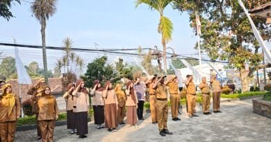 Kasi Trantib (MP) Pimpin Apel Senin Pagi,Tekankan Kedisiplinan dan Sinergi Seluruh Pegawai