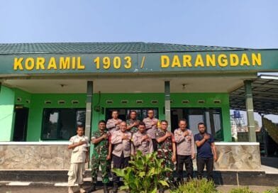 Perkuat Sinergitas TNI-POLRI, Kapolsek Darangdan Silaturahmi ke Koramil 1903 Darangdan Demi Pelayanan Terbaik Untuk Masyarakat