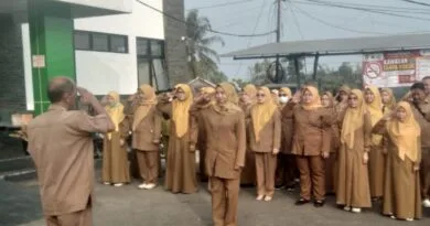 UPTD Puskesmas Darangdan Gelar Apel Pagi Senin Perkuat Disiplin dan Semangat Pelayanan Kesehatan