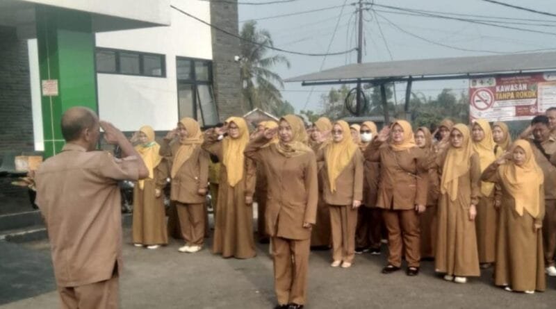 UPTD Puskesmas Darangdan Gelar Apel Pagi Senin Perkuat Disiplin dan Semangat Pelayanan Kesehatan