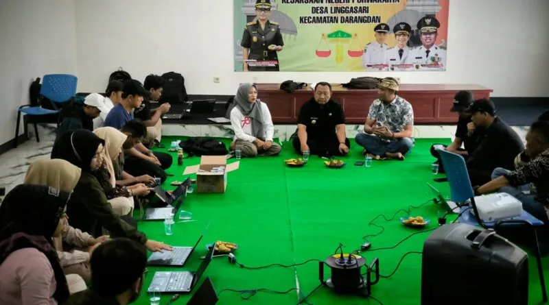 Camat Darangdan Hadiri Rakor Pemutakhiran Indek Desa di Desa Linggasari