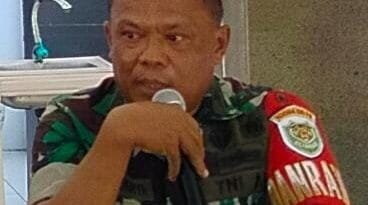 Waspada Musim Kemarau Danramil 1903/Darangdan Ajak Warga Jaga Lingkungan