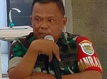 Waspada Musim Kemarau Danramil 1903/Darangdan Ajak Warga Jaga Lingkungan