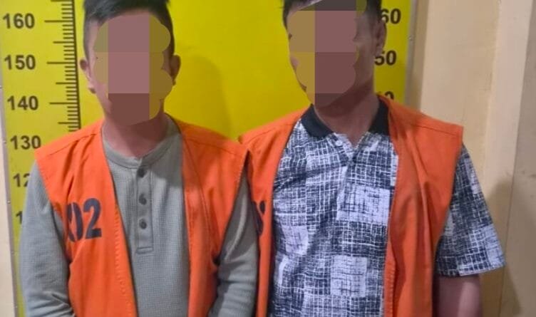 Kantongi Sabu, 2 Warga Sergai Ditangkap Sat Narkoba Polresta Deli Serdang