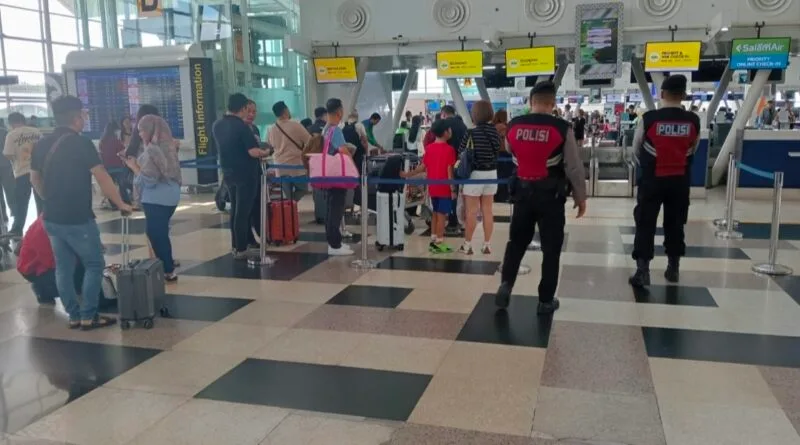 Kapolresta Deli Serdang Terus Pantau Situasi Bandara Kualanamu Pasca Pembatalan Penerbangan