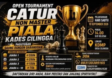 Open Turnamen Catur Nom Master Piala Kades Cilingga Siap Digelar, 41 Peserta Sudah Terdaftar